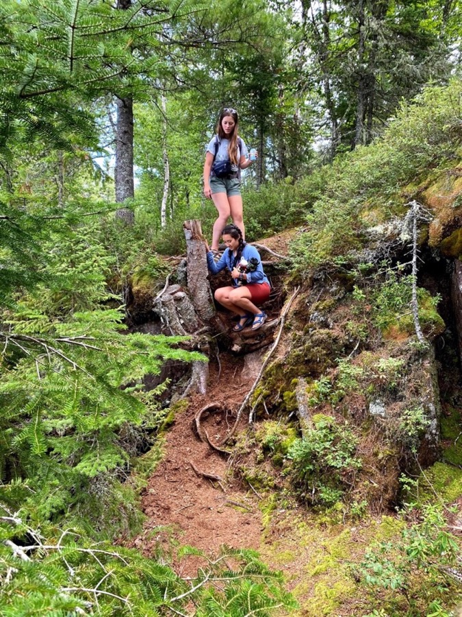 950m trail to the beach