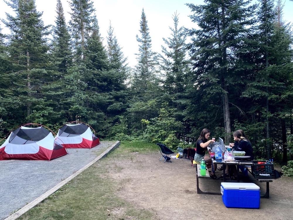 Rabbit Blanket campsite